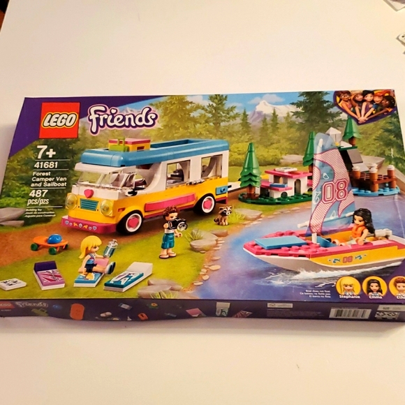 COPY - Lego friends forest camper van and sailboat - Picture 1 of 9